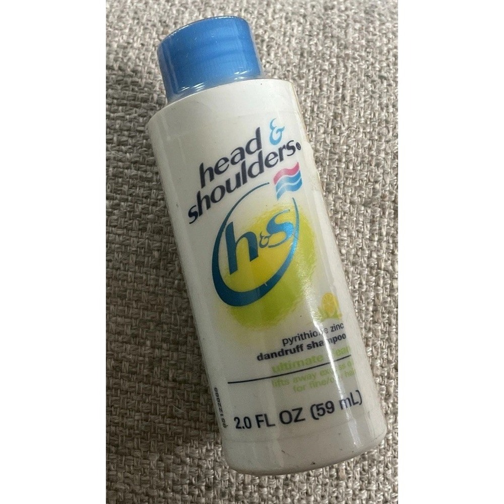 New Vintage Head & Shoulders Zinc Dandruff Hair Shampoo 2oz Travel Size MINI